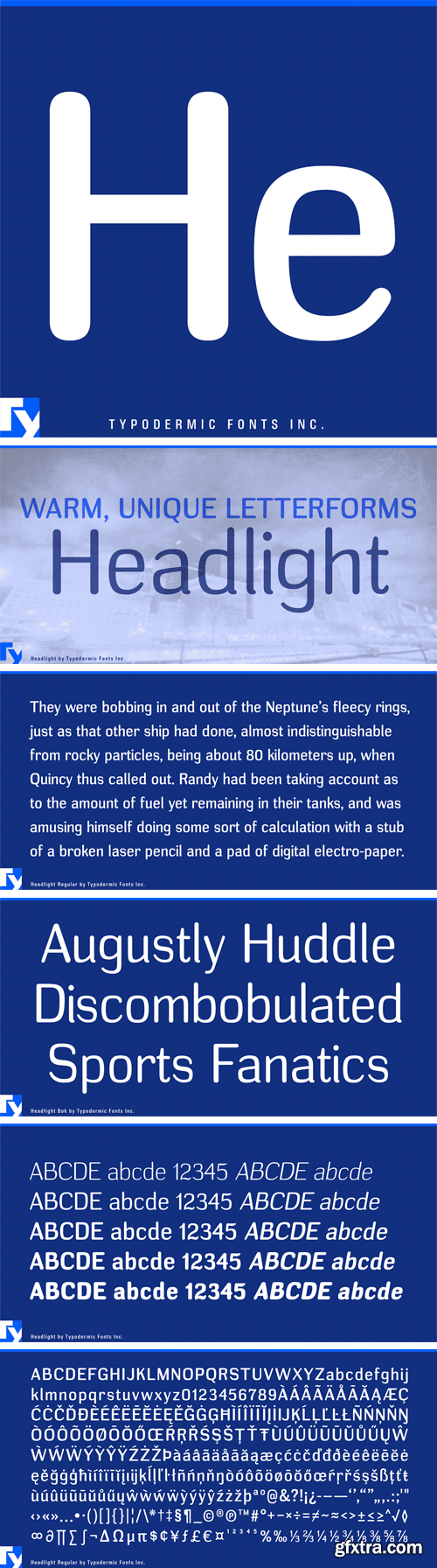Headlight Font Family