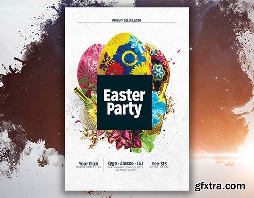 CM - Easter Party Flyer 593932 CM - Easter Party Flyer 593932