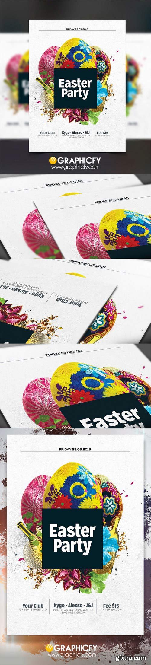 CM - Easter Party Flyer 593932 CM - Easter Party Flyer 593932