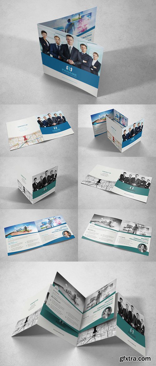 CM - Corporate Square Bifold Brochure 615621 CM - Corporate Square Bifold Brochure 615621