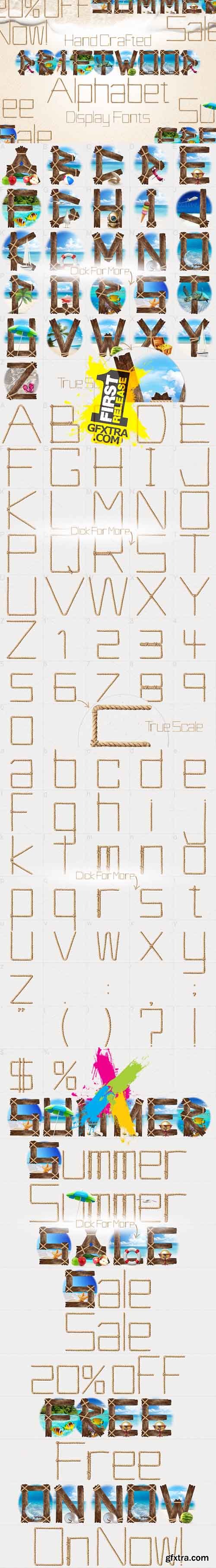 CM - Driftwood Alphabet 516050