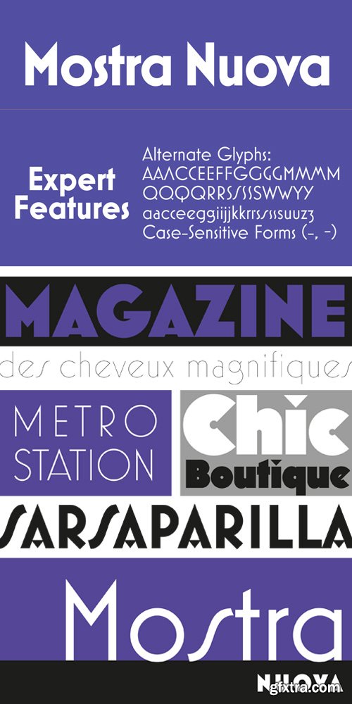 Mostra Nuova Font Family $104