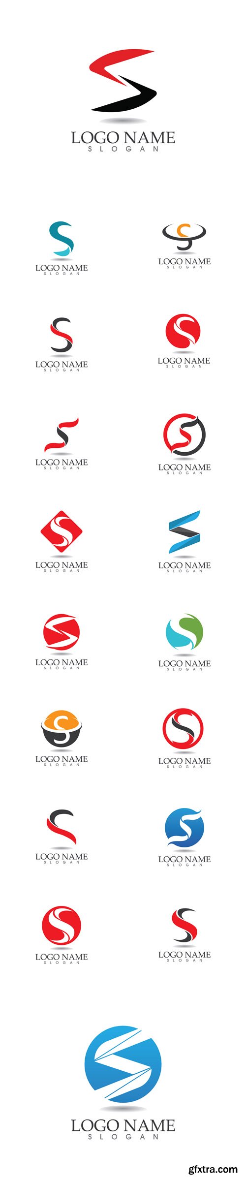 Vector Set - S Logo Design