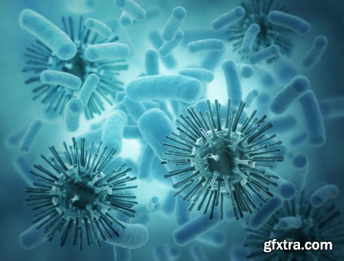 Virus and Microorganisms - 25xUHQ JPEG