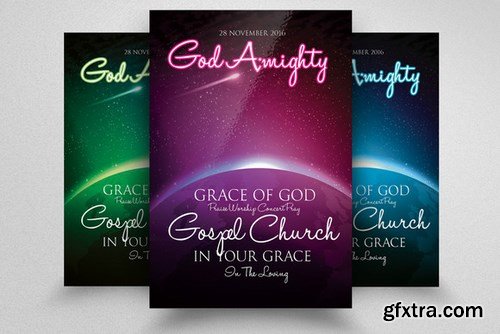 CM - 6 Jesus Church Flyer Bundle 614688 CM - 6 Jesus Church Flyer Bundle 614688