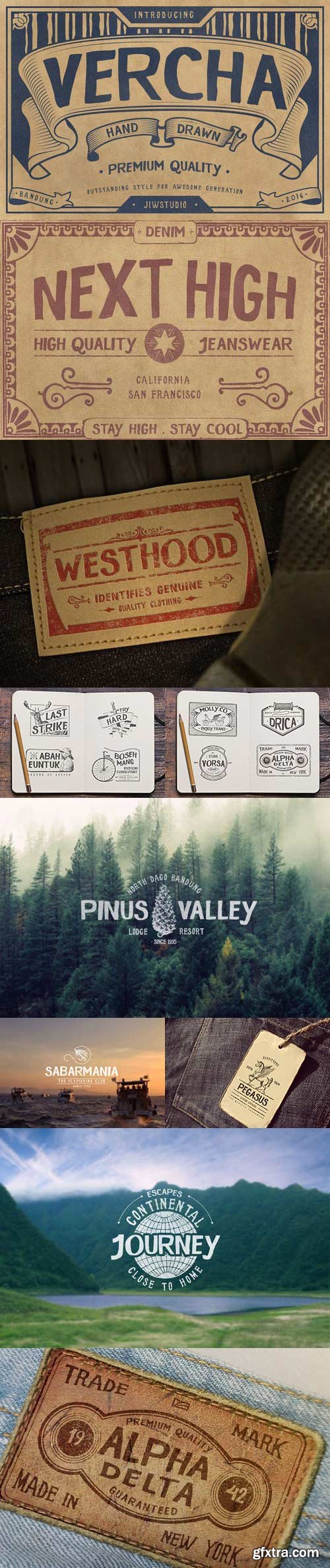 CM - VERCHA Typeface 618103