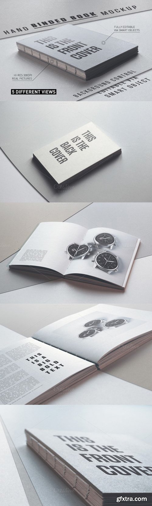 CM - Hand Binded Book Mockup 604333