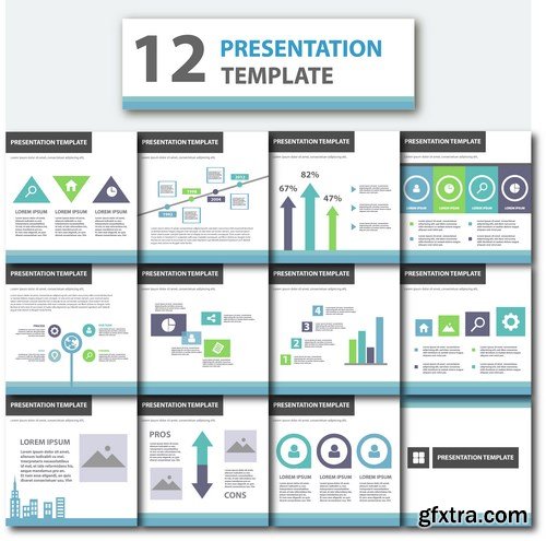Presentation Business & Corporate Templates - 25xEPS