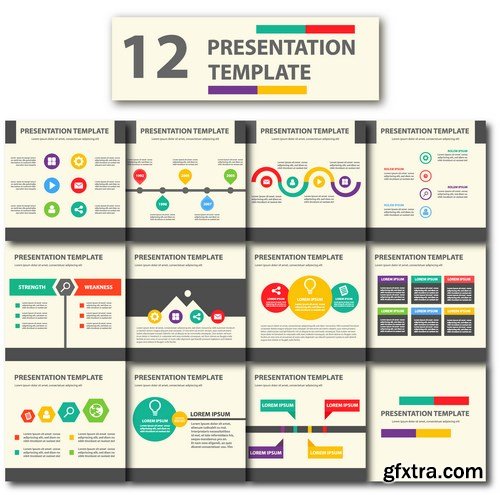 Presentation Business & Corporate Templates - 25xEPS