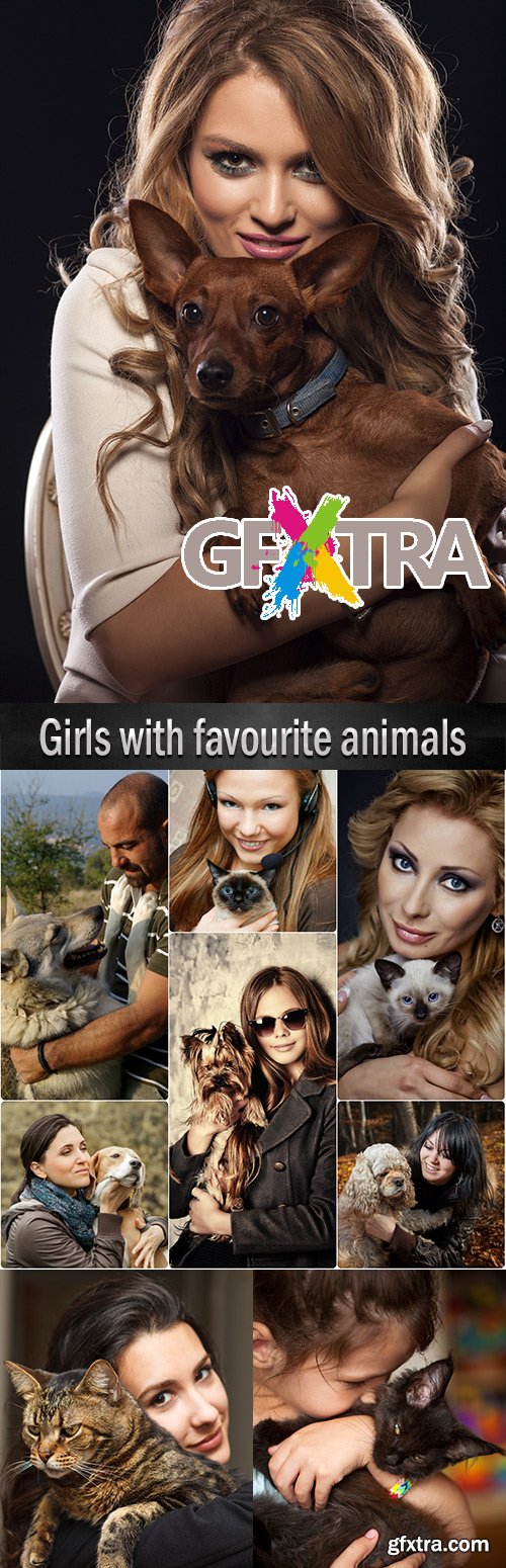 Девушки с любимыми животными
