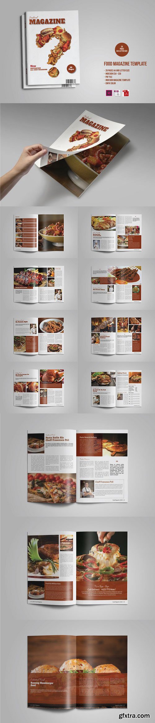 CM - Food Magazine Template 516851 CM - Food Magazine Template 516851