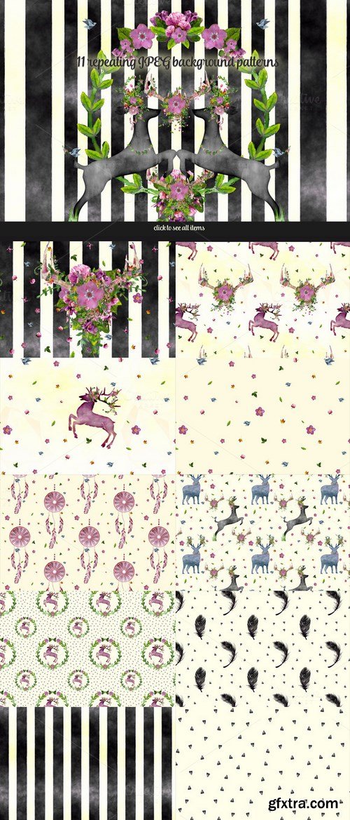 CM - 36 Watercolor Pattern and Background 231646 CM - 36 Watercolor Pattern and Background 231646