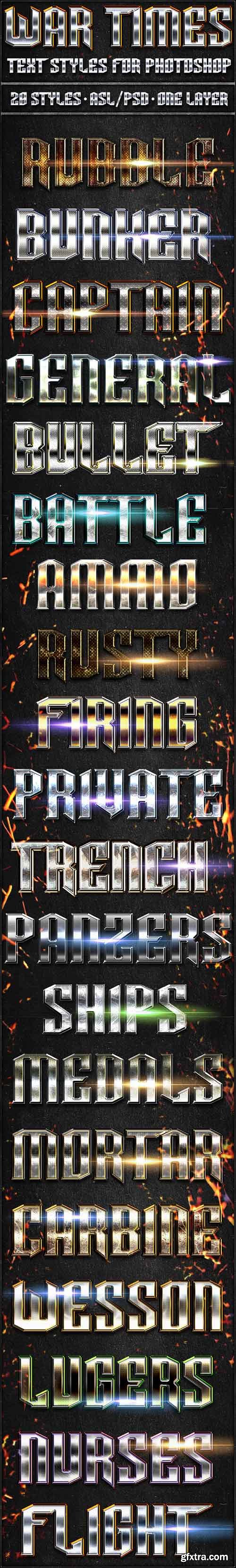 GraphicRiver - War Times - Text Styles 3544733 GraphicRiver - War Times - Text Styles 3544733