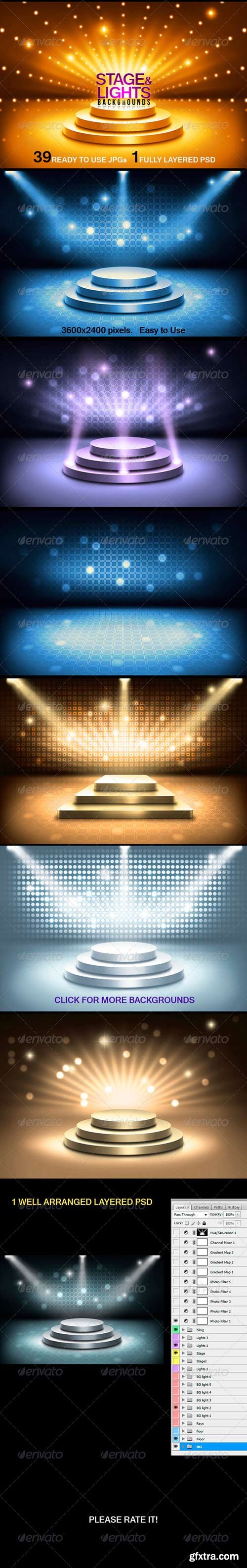 GraphicRiver - Stage and Lights Backgrounds 3582792 GraphicRiver - Stage and Lights Backgrounds 3582792