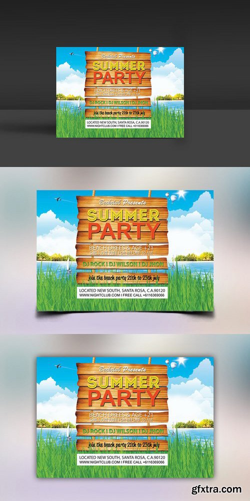 CM - Summer Party Flyer Template 288565