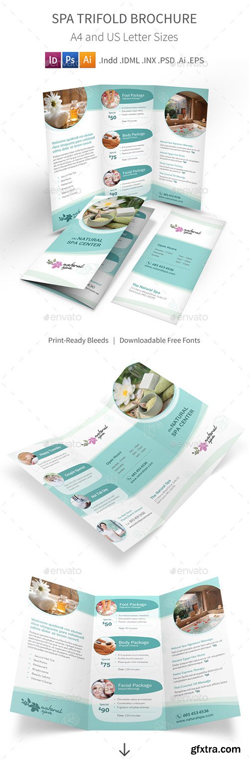 GraphicRiver - Spa Trifold Brochure 11438732 GraphicRiver - Spa Trifold Brochure 11438732