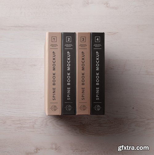 Psd Hardback Book Spine Mockup Psd Hardback Book Spine Mockup