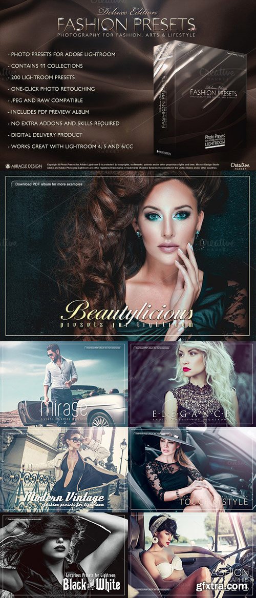 CM - Presets for Lightroom / Fashion 648316 CM - Presets for Lightroom / Fashion 648316