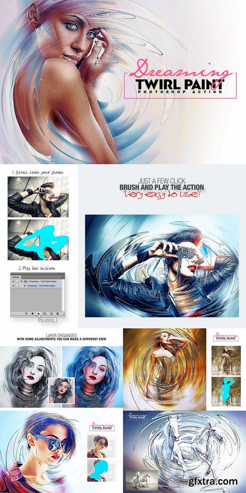 CM - Dreaming - Twirl Paint Action 650491 CM - Dreaming - Twirl Paint Action 650491