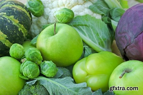 Collection of fruits vegetables set group beet sprouts pumpkin juice tomato 25 HQ Jpeg