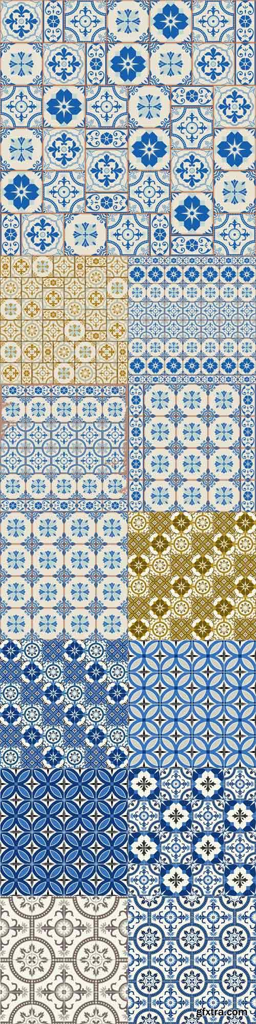 Gorgeous seamless pattern white Turkish Moroccan Portuguese tiles Azulejo Arabic ornament Gorgeous seamless pattern white Turkish Moroccan Portuguese tiles Azulejo Arabic ornament