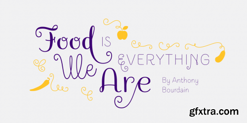 Culinary Font Family 10xOTF