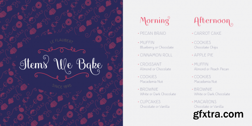 Culinary Font Family 10xOTF