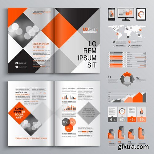 Brochure Template Design - 25xEPS