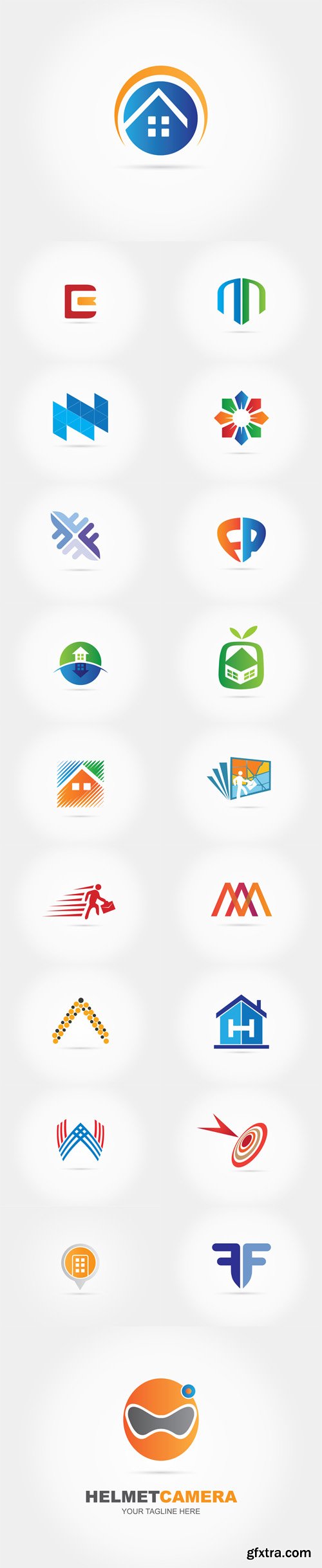 Vector Set - 20 Different Company Logos 2 Vector Set - 20 Different Company Logos 2