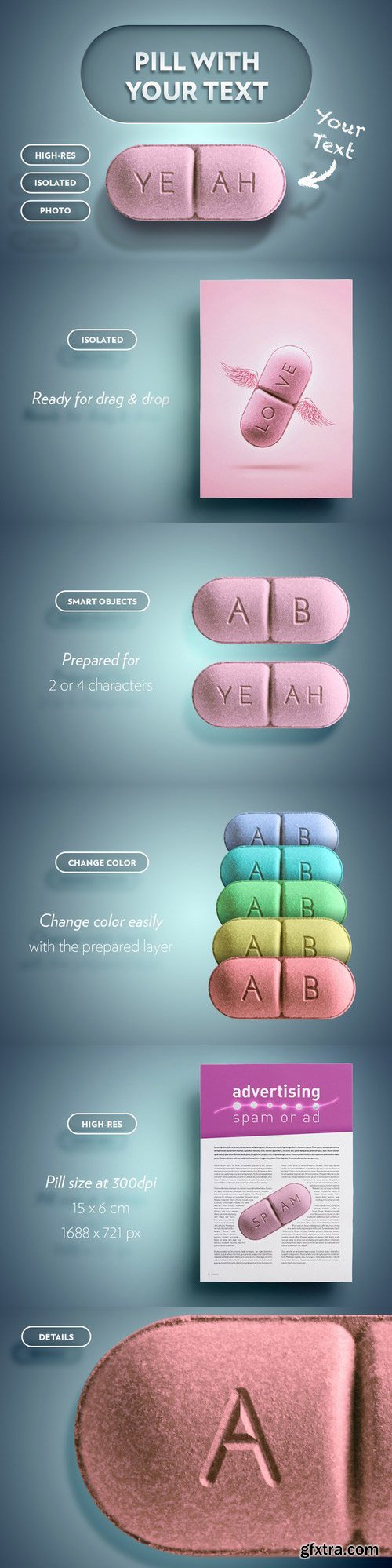 CM - Pill with your text 418211 CM - Pill with your text 418211