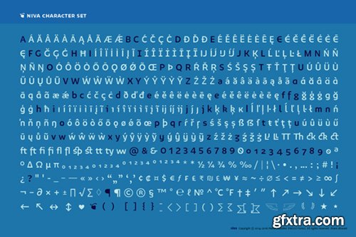Creativemarket Niva Font | 10 Fonts 586581