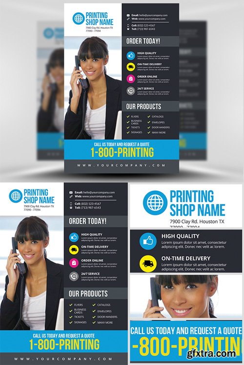Printing Services Flyer Template v3 Printing Services Flyer Template v3