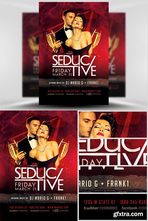 Seductive Flyer Template Seductive Flyer Template