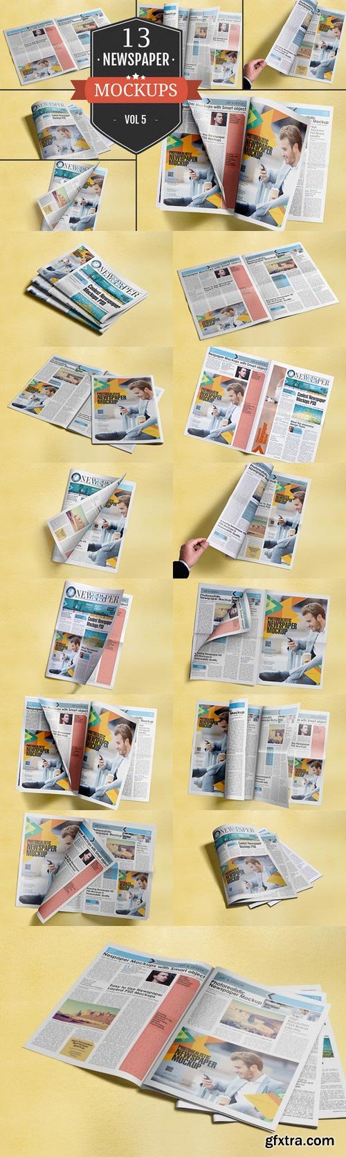 CM - Newspaper Advertising Mockups Vol. 5 369299 CM - Newspaper Advertising Mockups Vol. 5 369299