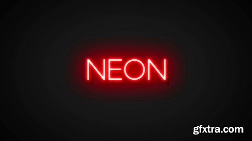 Pond5 Neon Text Effects Toolkit - 3D Animated Color Glow Text Titles Effect Intro 060647714