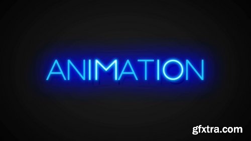 Pond5 Neon Text Effects Toolkit - 3D Animated Color Glow Text Titles Effect Intro 060647714