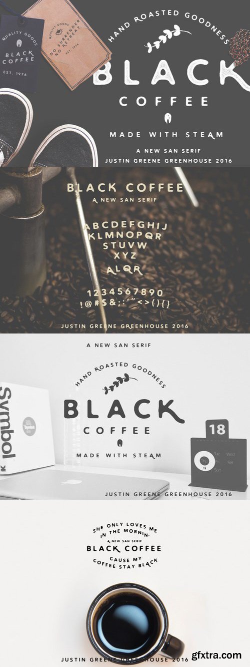 CM - Black Coffee ~ Vintage San Serif 656299 CM - Black Coffee ~ Vintage San Serif 656299