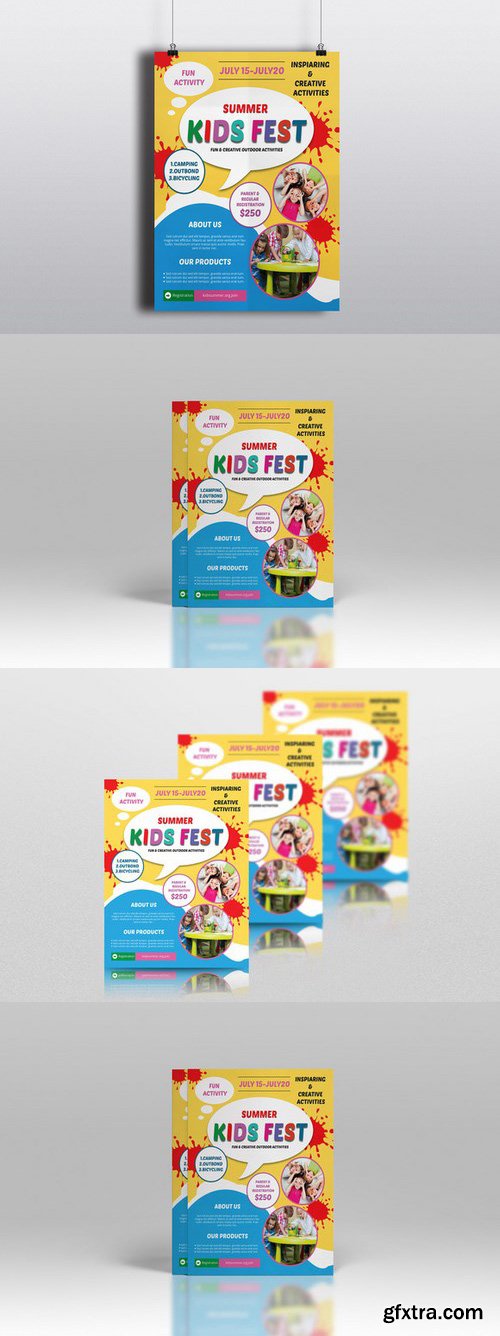CM - Kids Summer Camp Flyers-V263 656645 CM - Kids Summer Camp Flyers-V263 656645