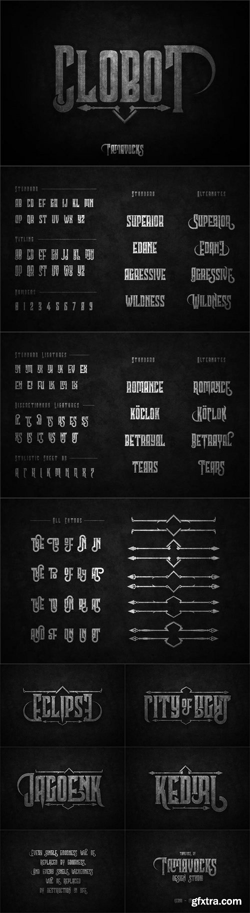 CM - Clobot Typeface + Extras 636147 CM - Clobot Typeface + Extras 636147