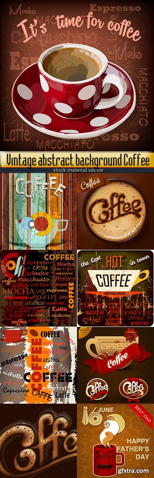 Vintage abstract background Coffee