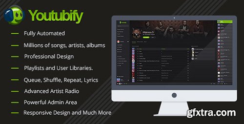 CodeCanyon - Youtubify v1.9.1 - Youtube Music Engine - 13616699