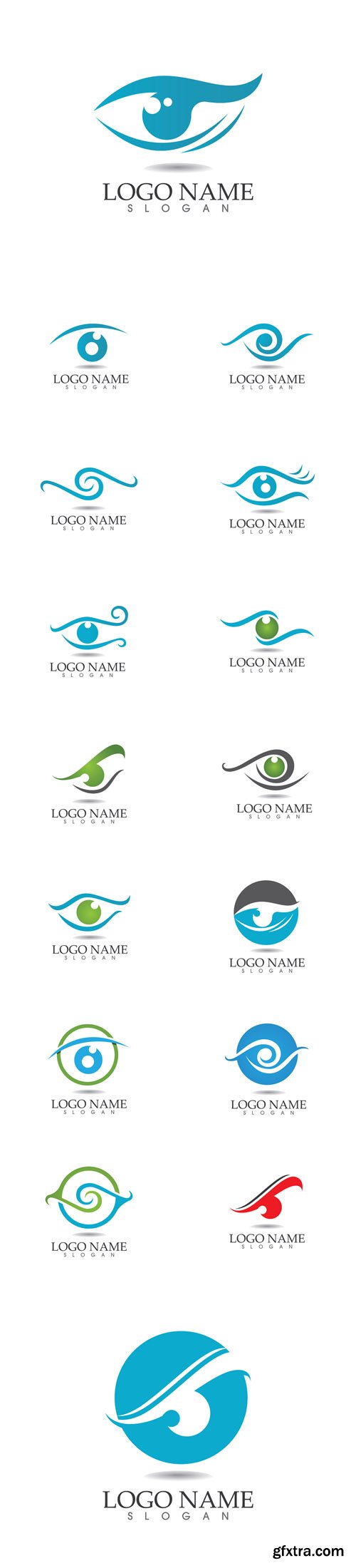 Vector Set - Eye Care Logos Vector Set - Eye Care Logos