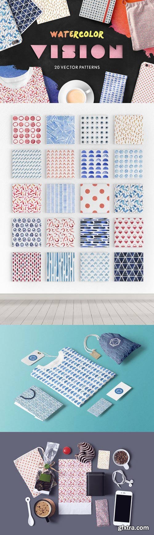 CM - Watercolor Vision Vector Patterns 661157 CM - Watercolor Vision Vector Patterns 661157