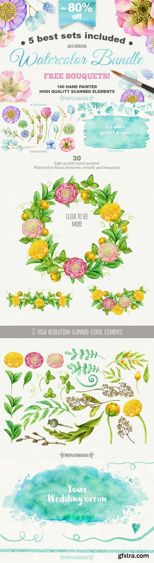 CM - Big Watercolor Bundle 665343 CM - Big Watercolor Bundle 665343