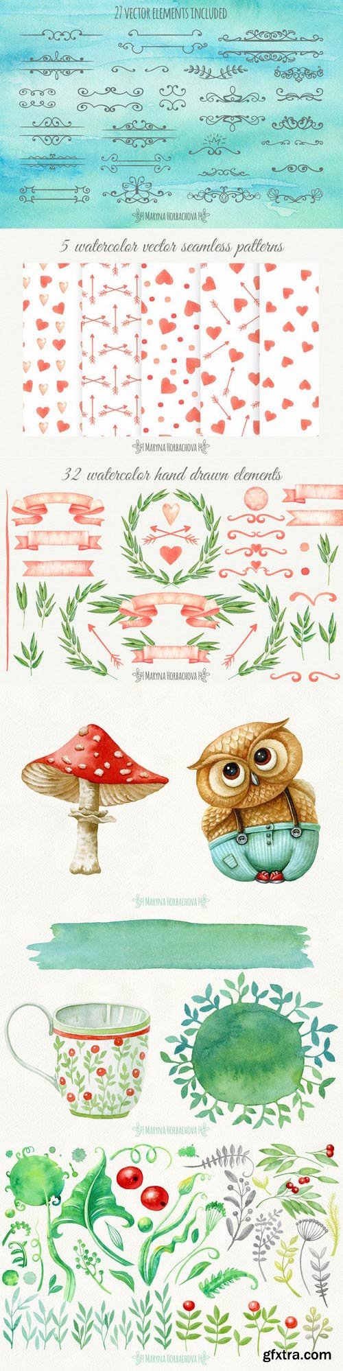 CM - Big Watercolor Bundle 665343 CM - Big Watercolor Bundle 665343