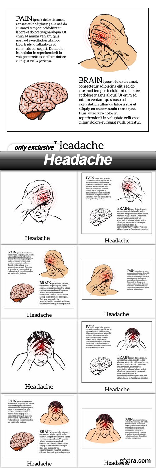 Headache - 8 EPS