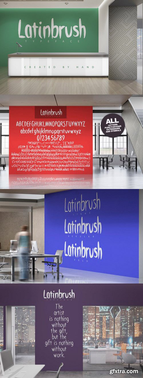 CM - Latinbrush Typeface 663659 CM - Latinbrush Typeface 663659