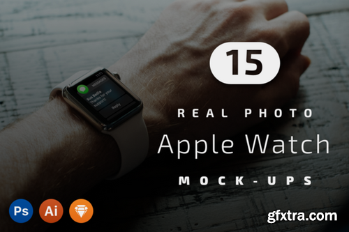 CM - 15 Apple Watch Real Photo Mockups 667838 CM - 15 Apple Watch Real Photo Mockups 667838