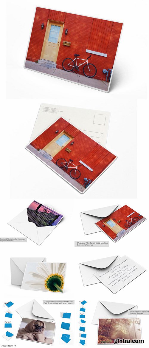CM - 7-Postcard / Invitation Card Mockup 669474 CM - 7-Postcard / Invitation Card Mockup 669474