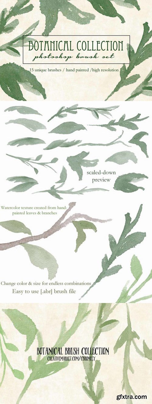 CM - Botanical Brush Collection 545120 CM - Botanical Brush Collection 545120